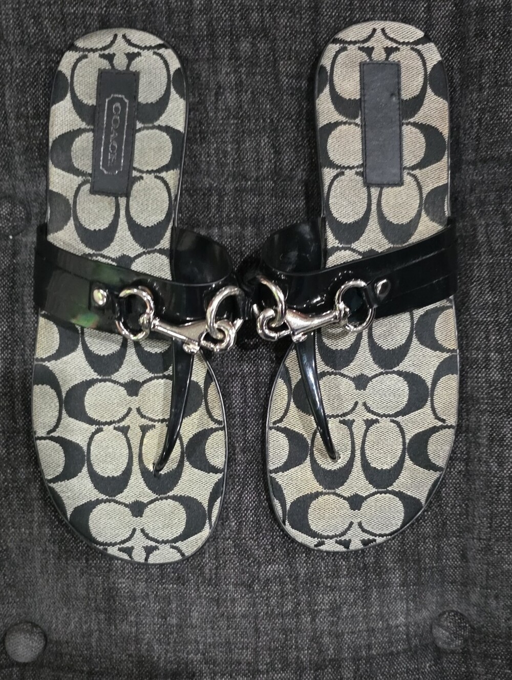 Womens Coach Sandal/Flip-Flop Size 10.25 Inch